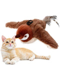 Passarinho Elétrico com Som para Gatos