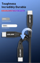 3a usb tipo c cabo fio para samsung s24 s23 xiaomi mi 14 telefone móvel de carr