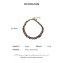 Luxo Brilhante Completo Strass Gargantilha Colar para Mulheres, Colares De Crist